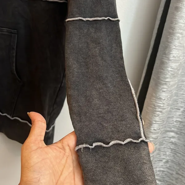 Wild Fable New Grey Hooded Sweatshirt - Image 3