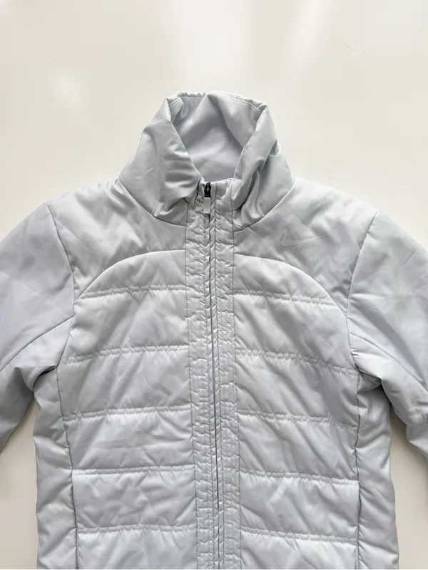 Nike Repel Women's Full Zip Winter Jacket Size Small Powder Blue - Image 2