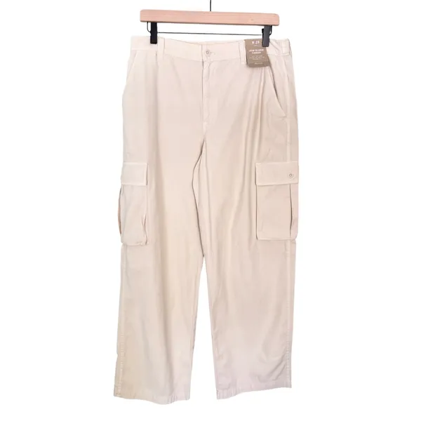 NWT Madewell Garment Dyed Low Slung Straight Cargo Pants Vintage Linen Beige 29 - Image 5