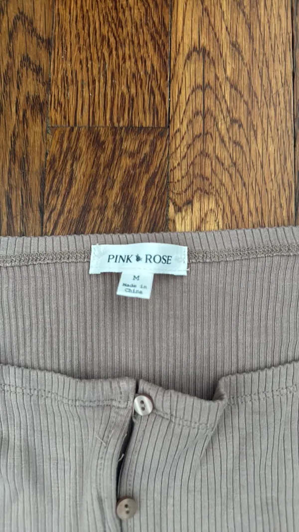 Pink Rose Button down Tank - Image 2