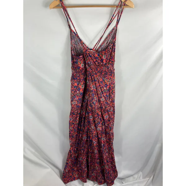 Universal Threads Floral Tiered Strappy Back Sleeveless Dress Medium - Image 4