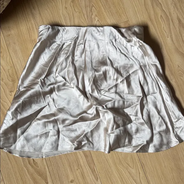 Quince Shimmering Skater Skirt - Image 3
