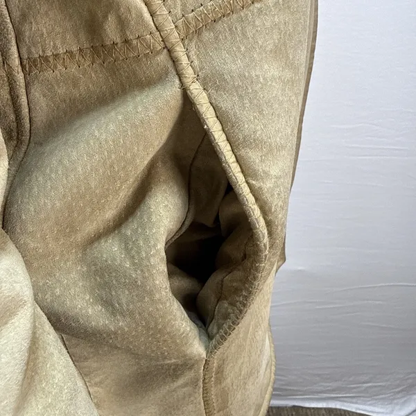 Marvin Richards Vintage Tan Suede Coat Size S Faux Shearling Lined‎ Western Boho - Image 8