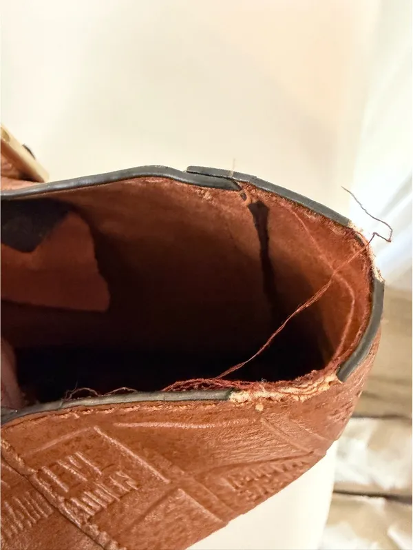 Steve Madden brown tote bag with pouch - Image 5
