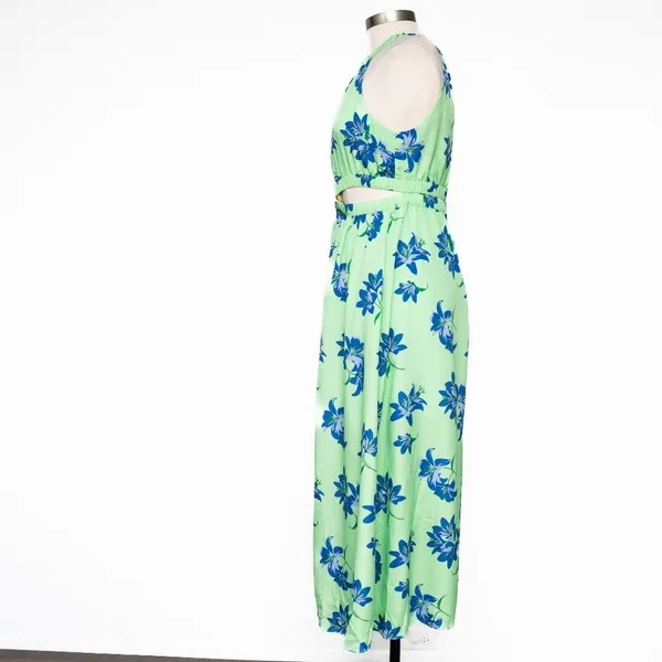 Likely Karrica Maxi‎ Dress Blue Floral Cut Out Print - Image 7