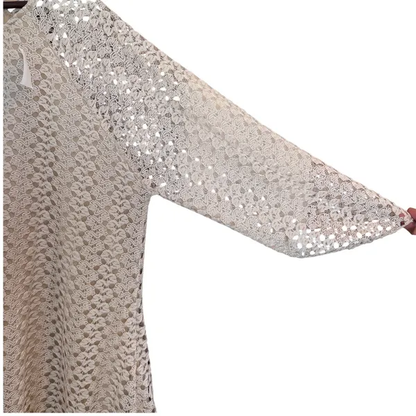 ROMANTIC Lace Crochet Tunic Top Bohemian, elegant, festival cottagecore - Image 5