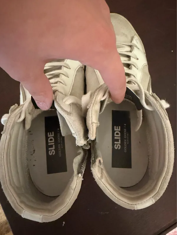 Golden Goose Suede Glitter Accents Sneakers - Image 9