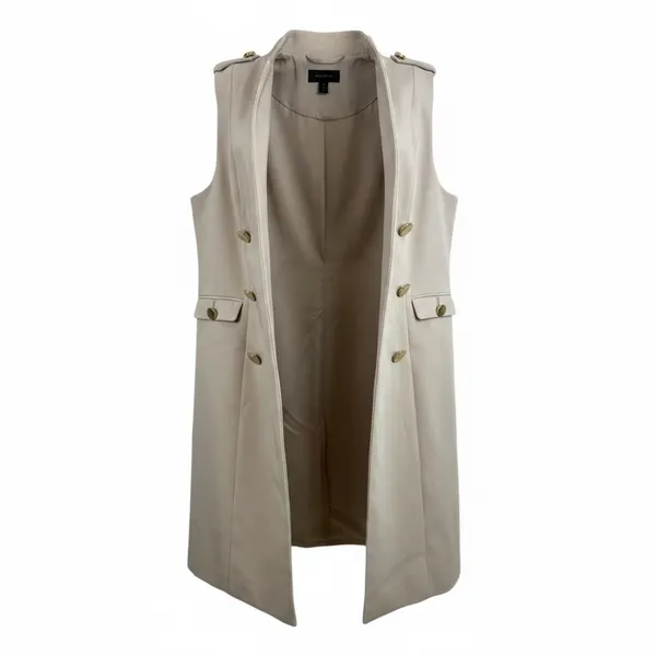 Calvin Klein Cream Jacket Women's Size S Elegant - Image 2
