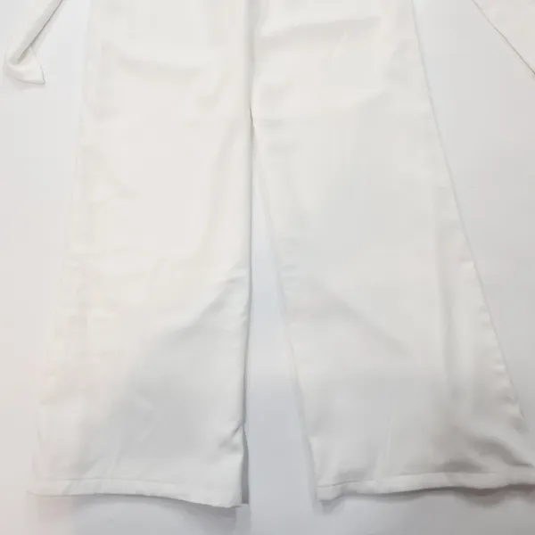 Superdown Jordan Tie Waist Jumpsuit in White Small - Image 7