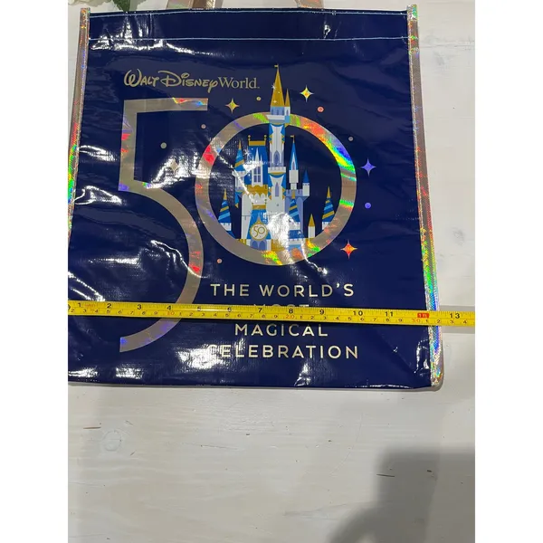 Walt‎ Disney World 50th Anniversary Celebration Castle Tote Bag New - Image 2