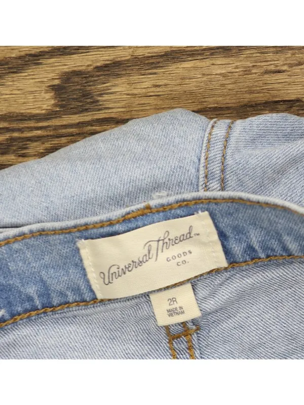 Universal Thread Womens Highest-Rise Vintage Straight Jeans Light Wash Blue 2 - Image 3