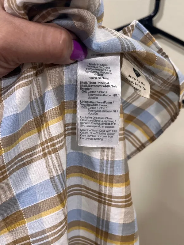 NWT Madewell Ruffle-Sleeve Tiered Midi Dress in Plaid size 10 - Image 9