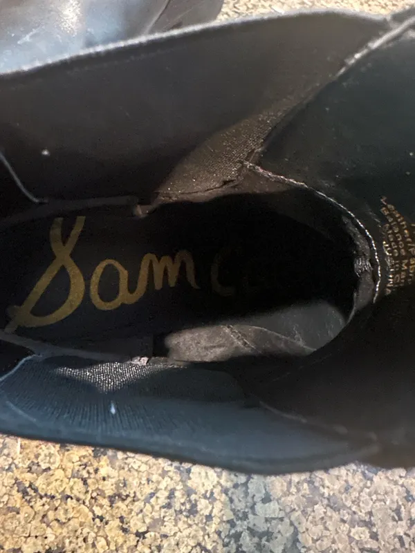 Sam Edelman Black Leather Booties - Image 3