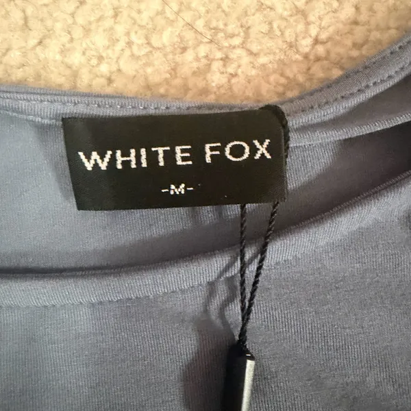NWT white fox only for tonight long sleeve in steel - Image 3