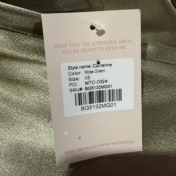 NWT Birdy Grey Catherine Bridesmaid Maxi Dress Women's XS‎ Green Wedding Guest - Image 8