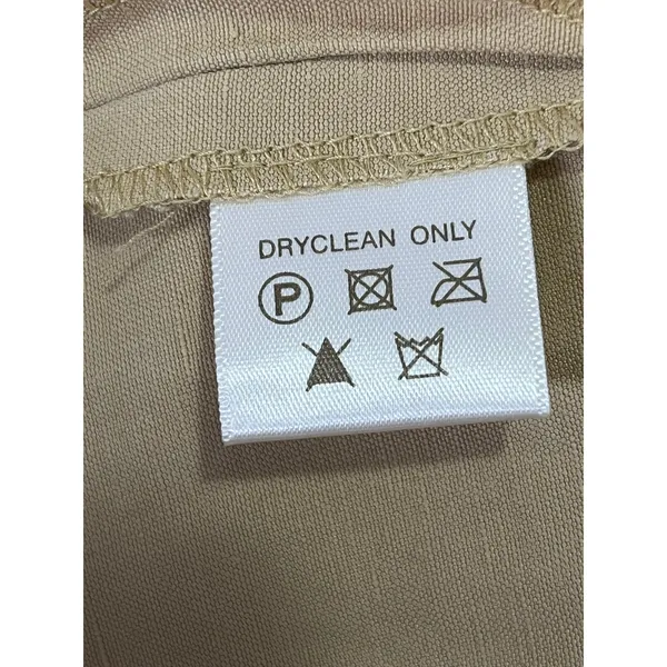 Tommy Bahama Silk Linen Button Front Maxi Shirt Dress Beige Size Large Resort - Image 7
