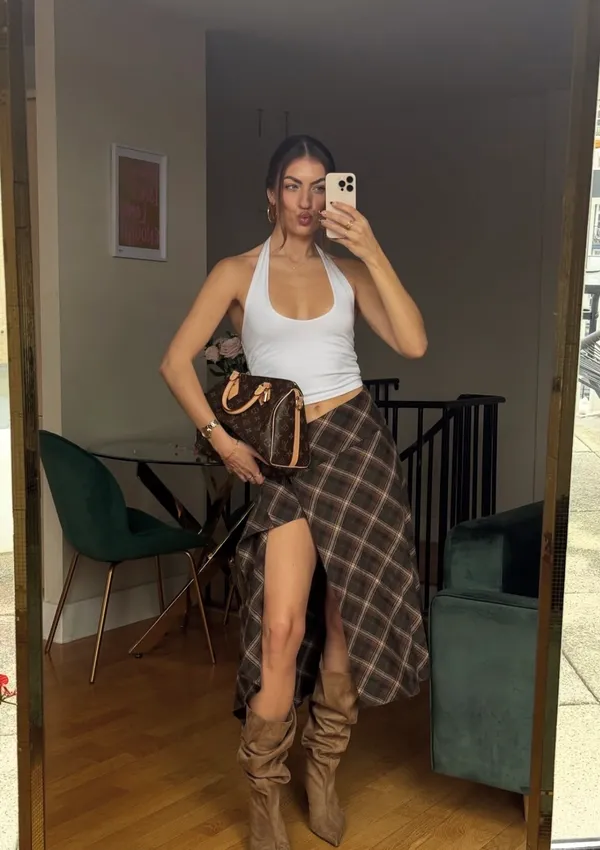 ZARA Asymmetrical Skirt low rise - Image 2