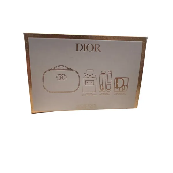 DIOR Limited Edition Holiday 2025 Cosmetic Pouch in Gold Shimmer, New in Box - Image 13