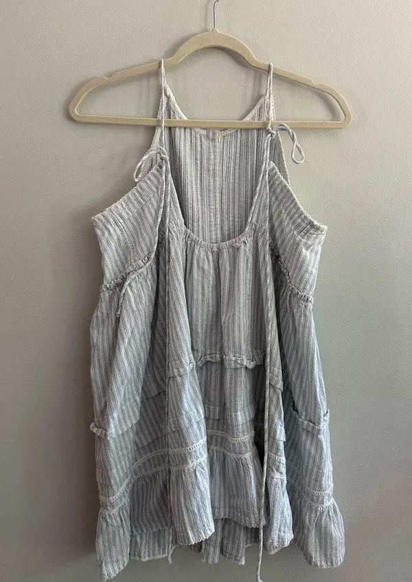 Free People Desert Days Mini Dress Stripe - Image 10