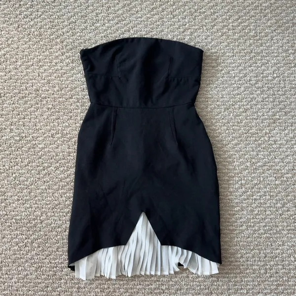 Zara Black and White Cocktail Dress - Image 14