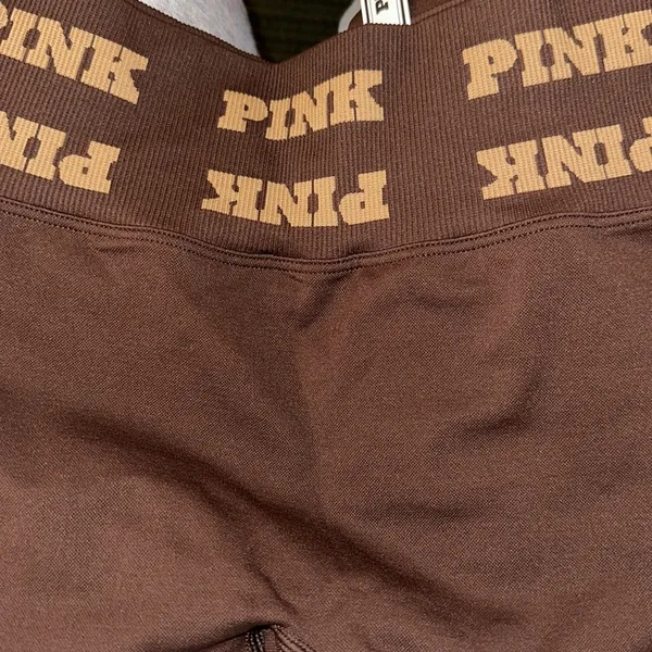 PINK New SEAMLESS‎ HIGH WAIST WORKOUT TIGHT IN FULL LENGTH - Image 3