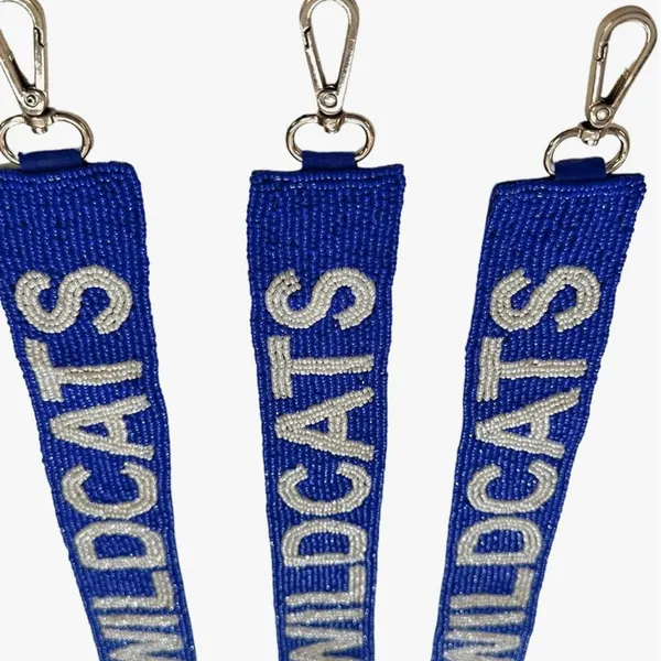 University of Kentucky GO WILDCATS Blue Beaded Purse‎ Strap Game Day Gifts NWT - Image 5