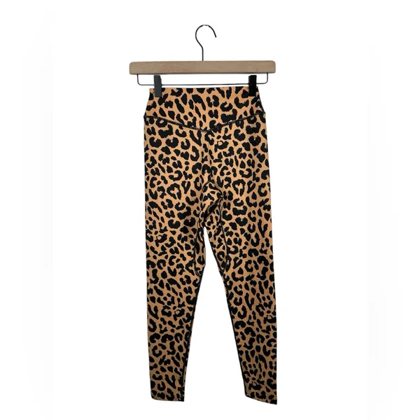 Balance Athletica King Cheetah Leggings Small Leopard‎ Print High Rise - Image 2