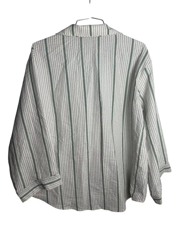 Tuckernuck Mondego Stripe Seersucker Reya Top M NWOT - Image 3