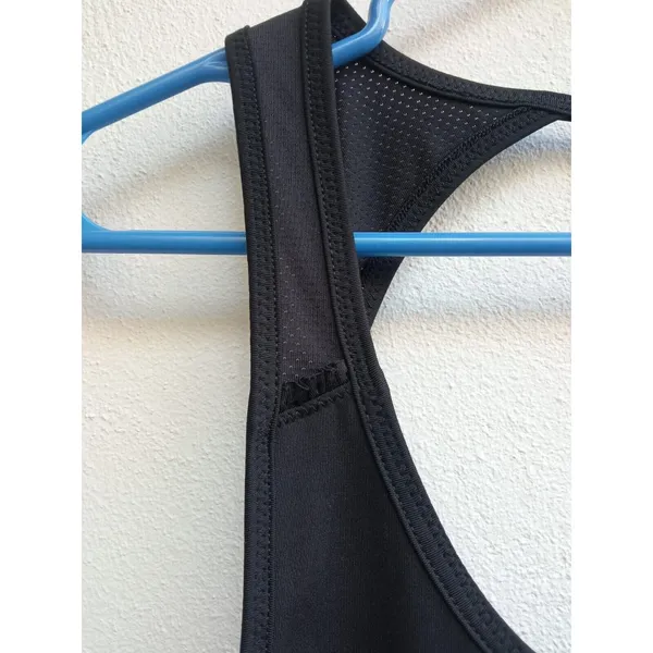 American Eagle Women’s Scoop Neck Racer Back Black Workout Tank Top Size Medium - Image 4
