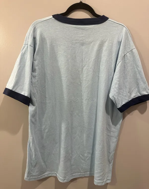 Comfort Colors Augusta Sportswear Phi Mu Happy Place Sorority Ringer Tee - Image 2