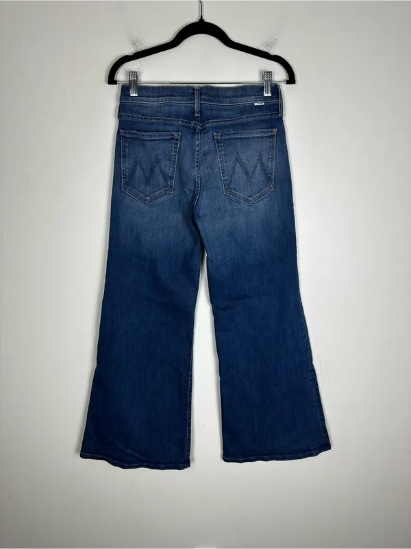 Mother The Down Low Twister Ankle Low Rise Wide Leg Jeans Women’s Sz 28 - Image 6
