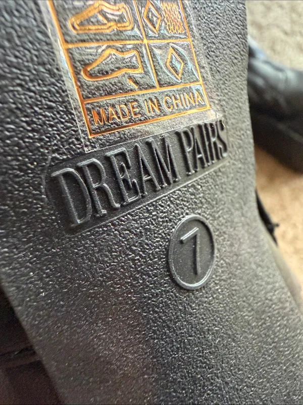 DREAM PARIS Black Chunky Platform Boots - Image 8