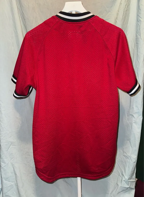 Mitchell & Ness Chicago Bulls NBA Button Up Jersey - Image 3