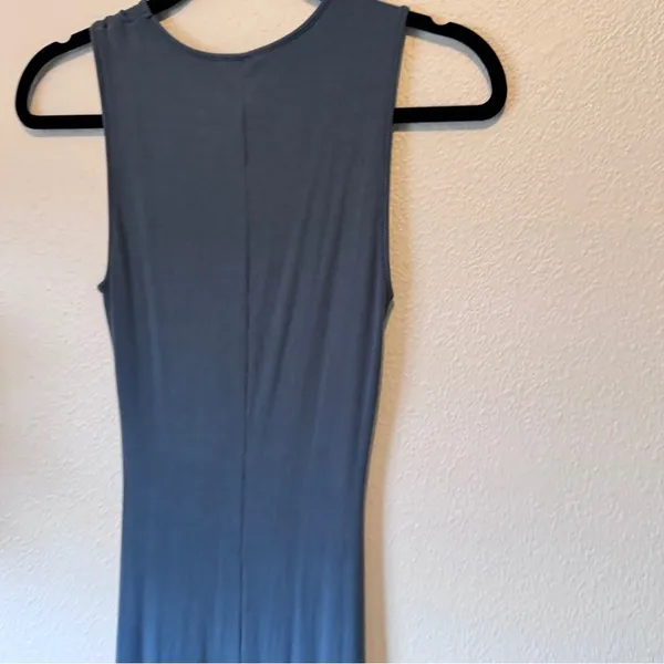 Quince Tencel Carbon Grey Jersey Maxi Dress Womens M NWOT Casual Basic Closet - Image 6