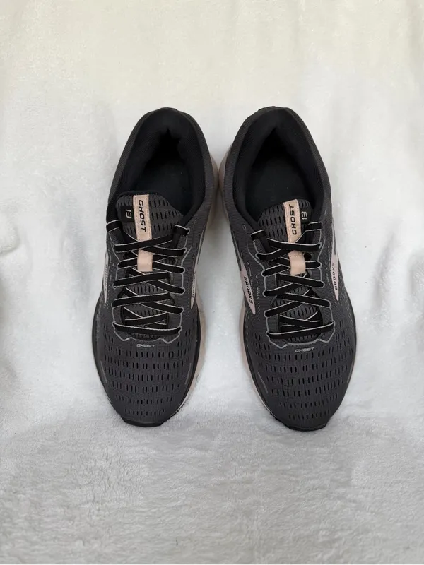 Brooks Womens Ghost 13 1203381D062 Black Running Shoes Sneakers Size 9.5 D - Image 2