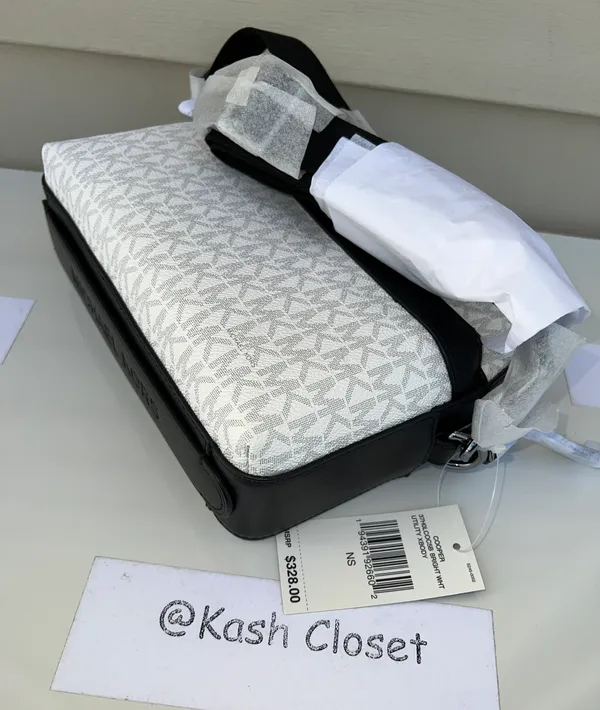 MK Cooper Utility Crossbody- Bright White - Image 6