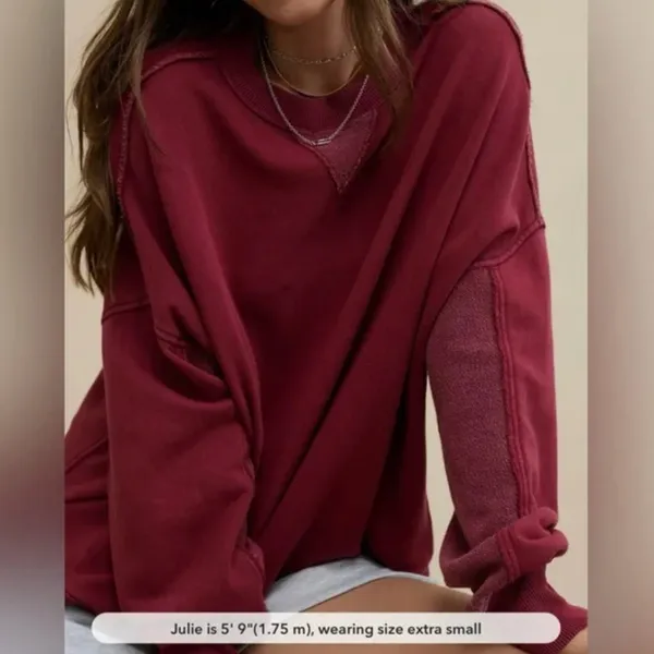 Aerie Big Chill Crew Sweatshirt - Image 2