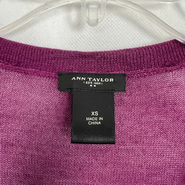 Ann Taylor 3/4 Sleeve Lightweight Cardigan Sweater Size XS - Image 3