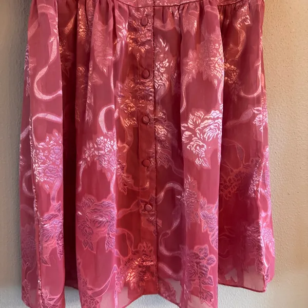 Victoria's Secret Floral Sheer Dress - Image 3