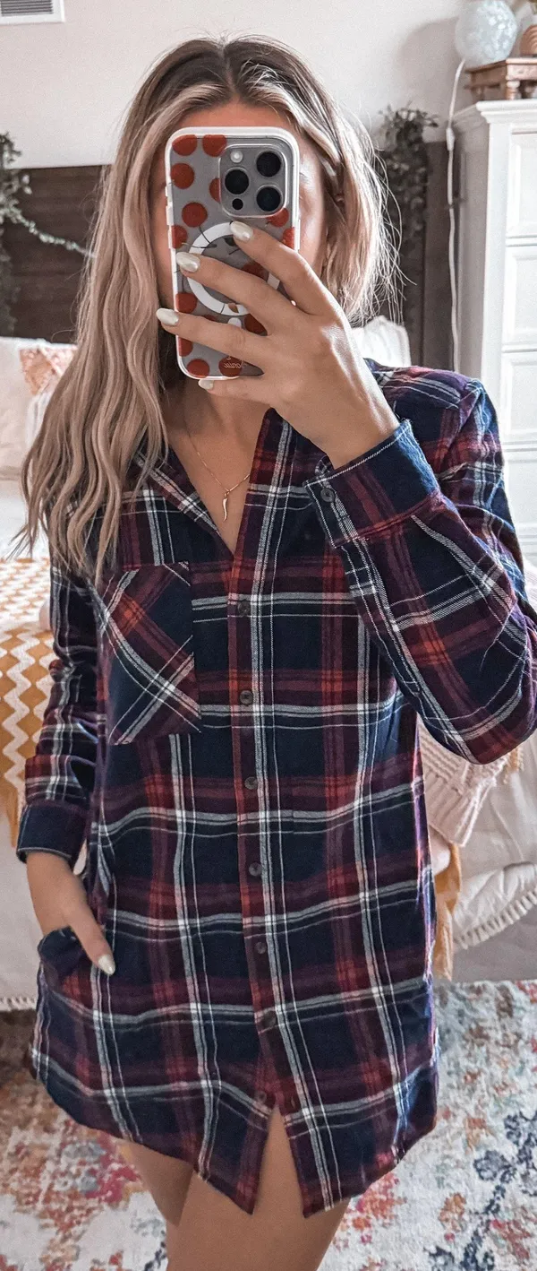 Forever 21 Flannel Mini Dress - Image 2