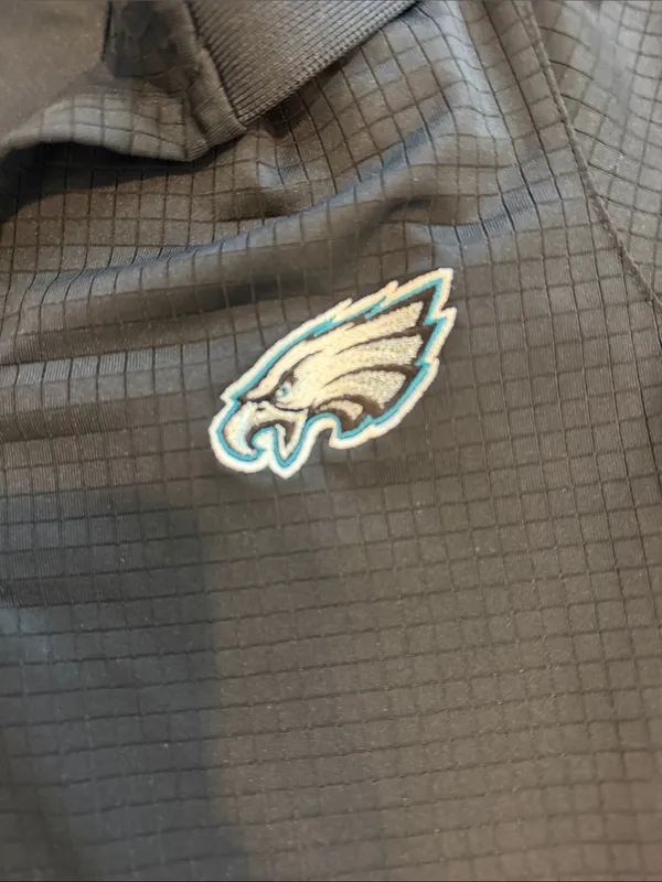 Antigua Women's Black Short-Sleeve Philadelphia Eagles Polo Small - C54-062 - Image 3