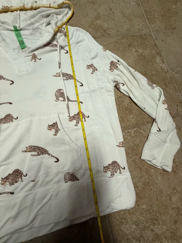 Dillard's Honeydew cheetah hoodie - Image 5