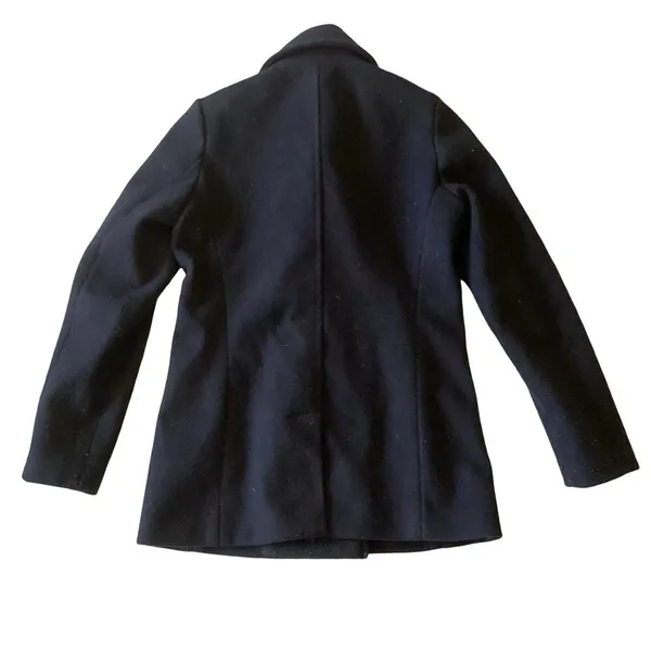 Old Navy Brushed Flannel Peacoat - Image 8