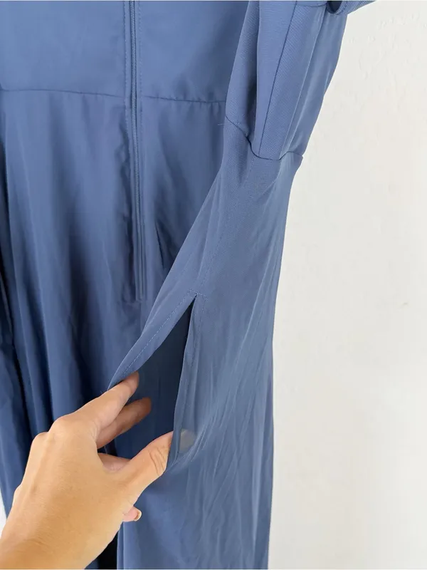 Birdy Grey Devin Convertible Dress Chiffon Women’s Plus Slate Blue Bridesmaid - Image 11