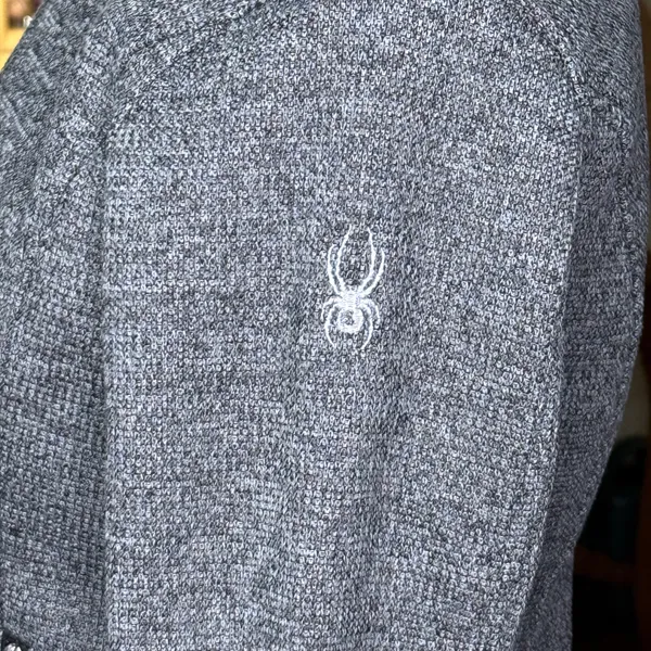 Spyder Grey Women’s Sweater Fleece Jacket Full-zip Closure Zippered Pockets Sm - Image 12