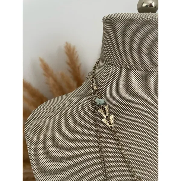 Head Western Layered Arrow Charm Necklace Southwestern - Image 2