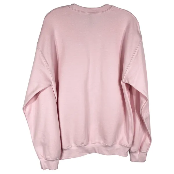 Get In Loser Plus Size 2XL Sweatshirt Mean Girls‎ Crewneck Pullover Pink Solid - Image 5