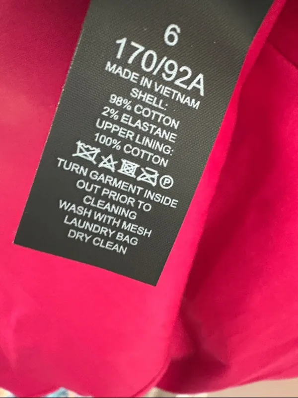 Kate Spade Poplin One-shoulder Sabrina Dress Color Rosa Plum Size 6 NEW - Image 10