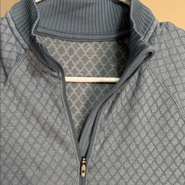 Lululemon Rest‎ Less Half Zip Pullover Slate Blue Size 6 - Image 6