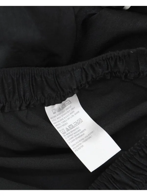 Anybody Womens Piped Satin Pajama Pants A353765 Black / White XL - Image 4